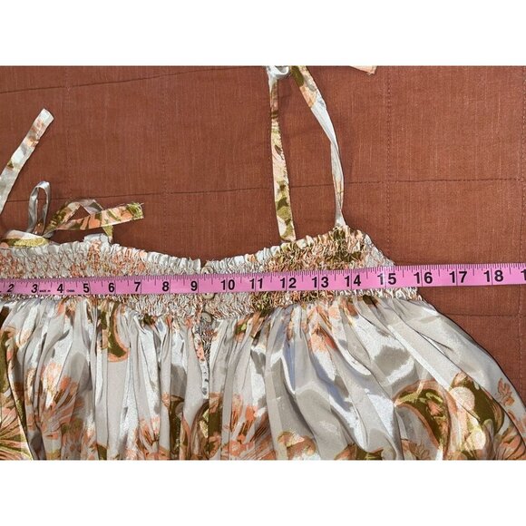 Free People Intimately Rule The World Pajama Romper In Brown Size Medium Women - Picture 9 of 10